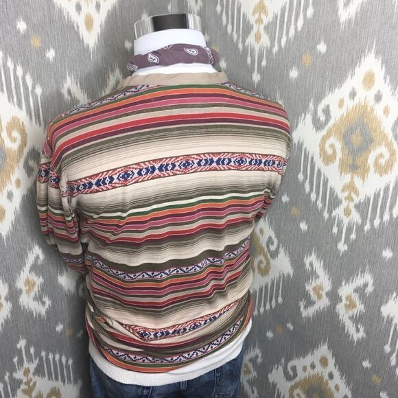 Polo Ralph Lauren Multicolored Southwestern Knit Henley Shirt - Picture 7 of 16